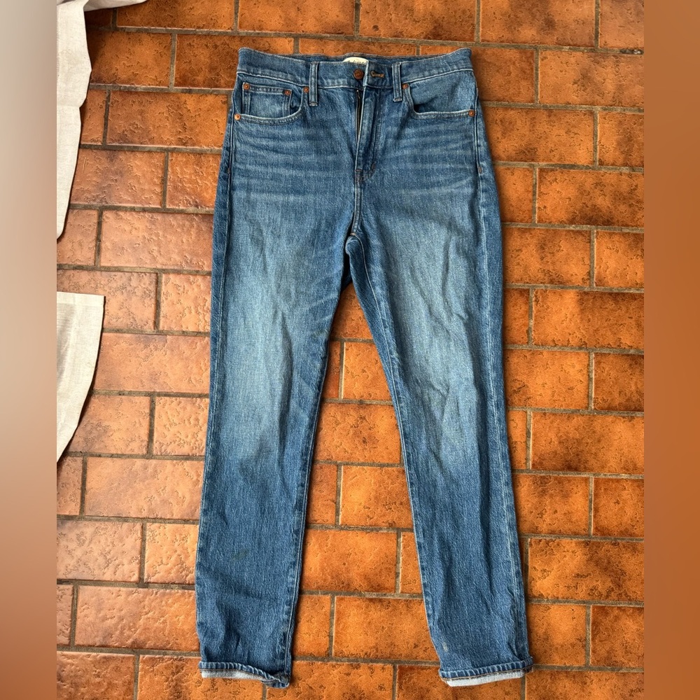 Madewell Size 26 High Rise Slim Boyfriend Jean